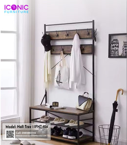 Wall Hook Hall Tree | IFHT-104