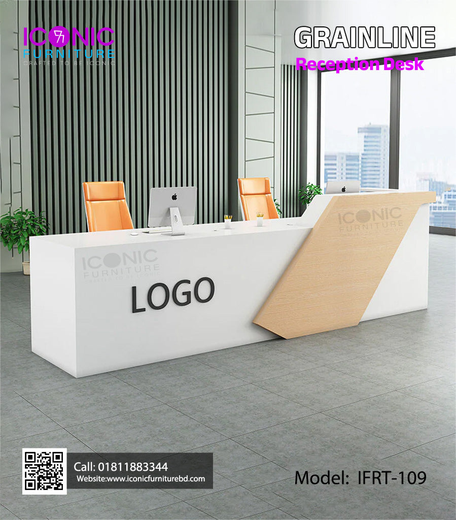 Grainline Reception Desk | IFRT-109 – Iconic Furniture