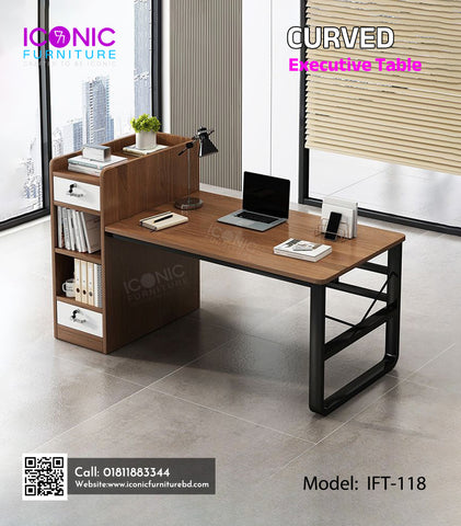Curved  Executive Table | IFT- 118