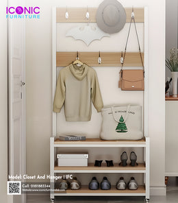 Coat Rack with Shoe Organizer  | IFCH-103