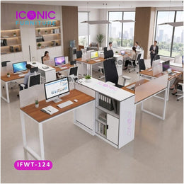Dual Workstation Table | IFWT-124