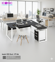 L-Shaped CEO DESK | IFT-106
