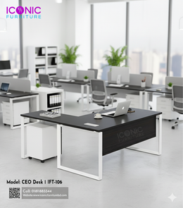 L-Shaped CEO DESK | IFT-106